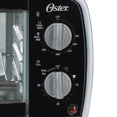 4-Slice Toaster Oven, Black