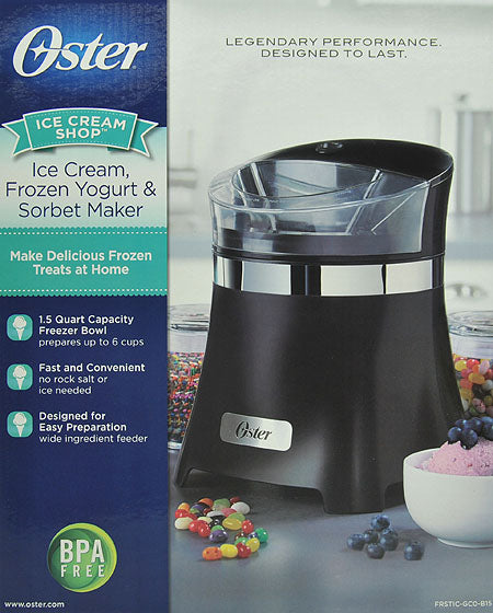 1.5 Quart Gel Canister Ice Cream Maker