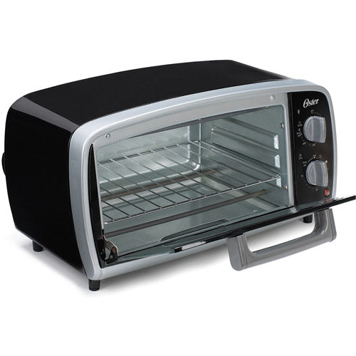 4-Slice Toaster Oven, Black